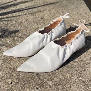 Zara Trafaluc White Booties